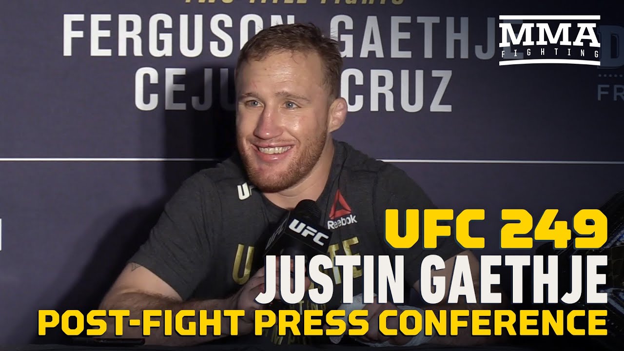 Ufc Justin Gaethje Post Fight Press Conference Mma Fighting