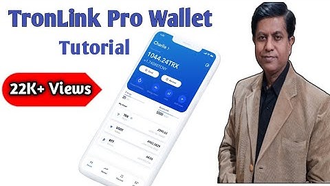 How to use TronLink Pro Wallet ( Tutorial Video in Hindi)