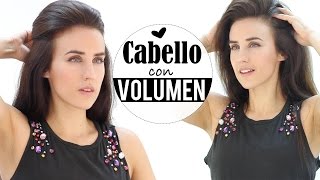 CÓMO CONSEGUIR VOLUMEN EN EL CABELLO