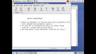 DB management with SPFILE