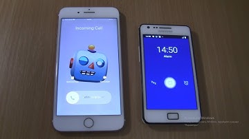 Samsung Galaxy S2 android 11+Iphone 7 plus Incoming call & Ringing alarms at the Same Time