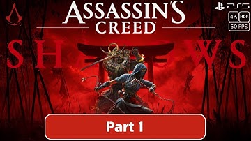 Assassin’s Creed Shadows PS5 Walkthrough - Part 1 [4K 60FPS HDR]