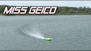 Proboat Miss Geico Zelos 36inch Catamaran First Run [German]