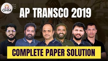 APTRANSCO AEE 2019 Paper | Complete Video Solutions | Must Watch for Power Sector AEE/AE 2025
