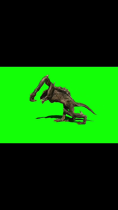 Green Screen Monster | No Copyright | Monster Green Screen Short Video