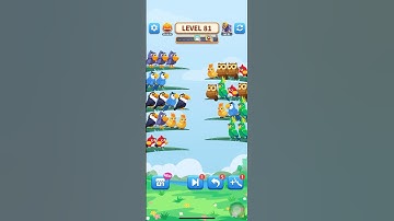 BirdSet Color Sort Puzzle Level 81 #Shorts