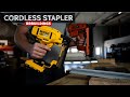 Dewalt Cordless 20V Narrow Crown Stapler Review