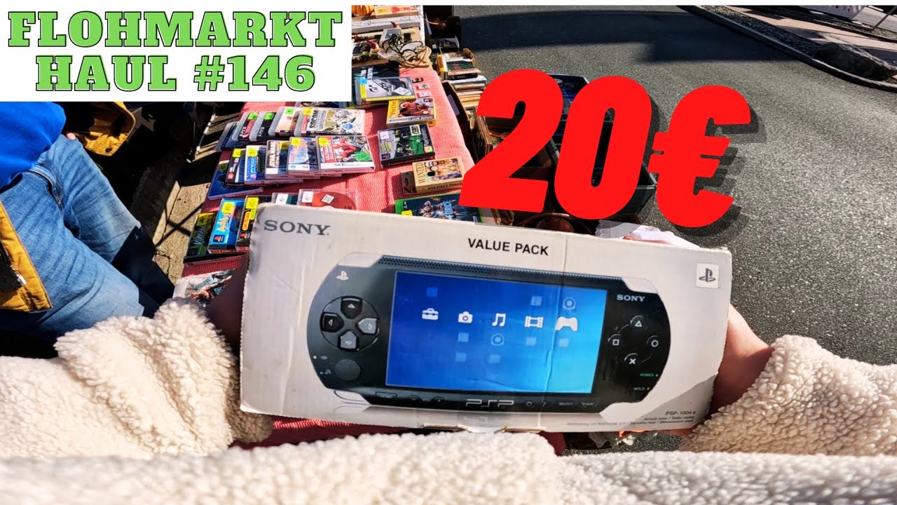 Spannung & Knallharte Verhandlungen 💥 Gaming PSP für lau - FLOHMARKT HAUL - Es eskaliert komplett