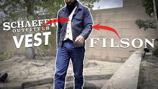 Schaefer And Filson Should Stop Making Clothing Overseas Schaefer Outfitter Canvas Vest In Natural