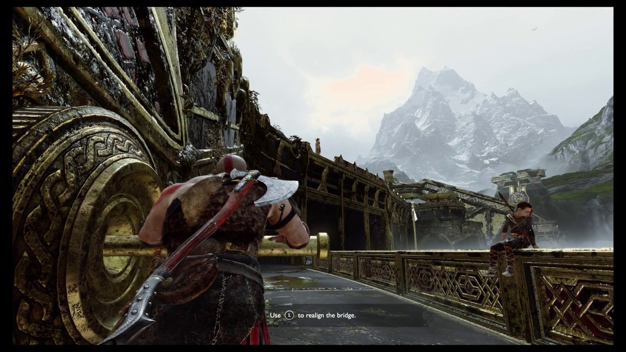 God Of War A Realm Beyond Kratos Realigns Tyr Temple Bridge