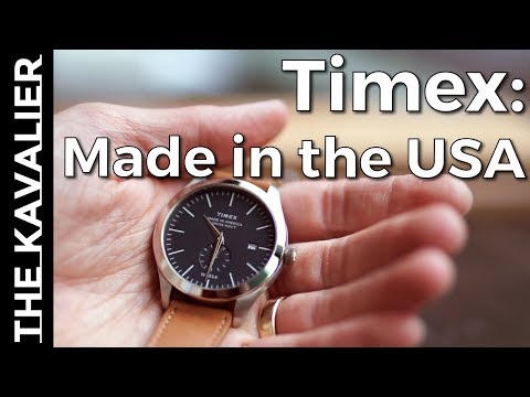 Video: Timex American Documents Collection Ger Watch-Making Tillbaka Till USA