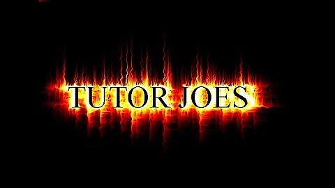 Photoshop Tutorial : Fire Effect In Photoshop CS6 In Telugu