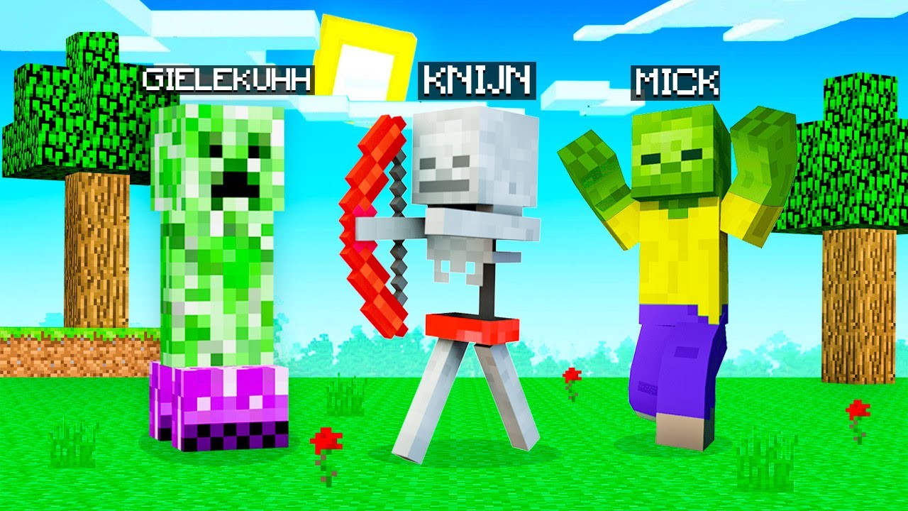 MINECRAFT Maar We VERANDEREN In ELKE MOB!