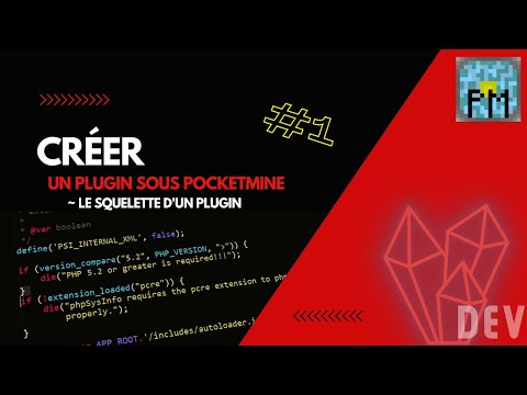 Comment créer un plugin pocketmine #1 ~ le squelette