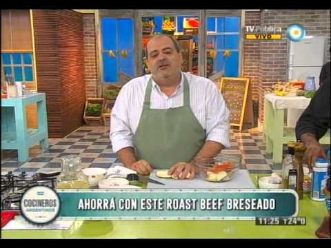 Video: Rosbif Con Costra De Verduras