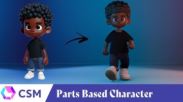 CSM Parts Based Character Workflow (Speed-up Video)