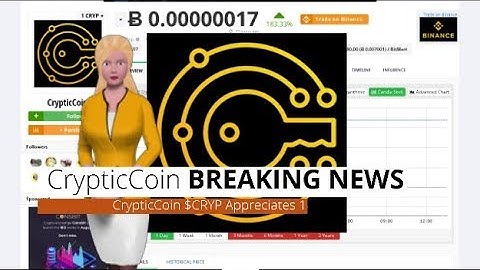 CrypticCoin $CRYP Appreciates 183% In the Last 24 Hours