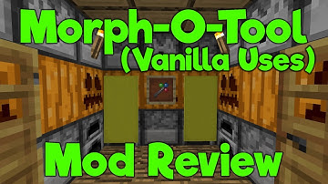 Minecraft Java - ROTATE BLOCKS - Morph-O-Tool Mod (Vanilla Uses) || Mod Showcase