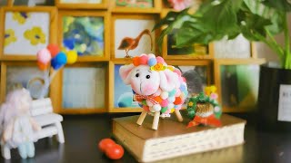 How to make a colorful sheep night light..-05