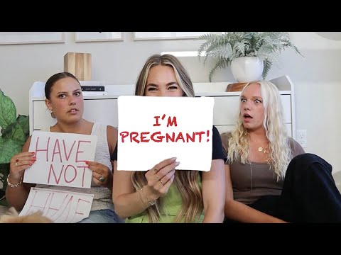 TELLING my BFF's I'M PREGNANT!!