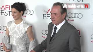 Famous Tommy Lee Jones and wife Dawn Laurel Jones arrive at Lincoln premiere AFI Fest 2012 Profile