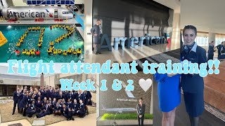 flight attendant training week 1&2 !!