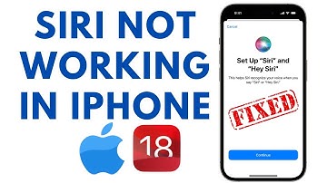 How To Fix Siri Not Working in iphone || Siri  is not working in iphone iOS 18