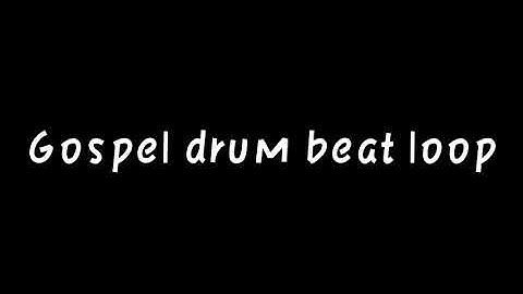 Gospel drum beat loop//Copyright Free music loop//FLT SOUND EFFECTS