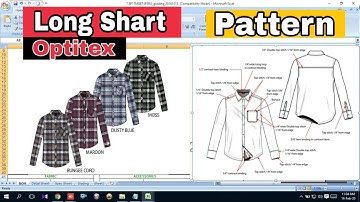 Optitex Shirt Tutorial | Men