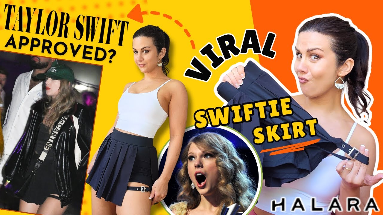TAYLOR SWIFT APPROVED? VIRAL HALARA SKIRTS TRY ON HAUL REVIEW