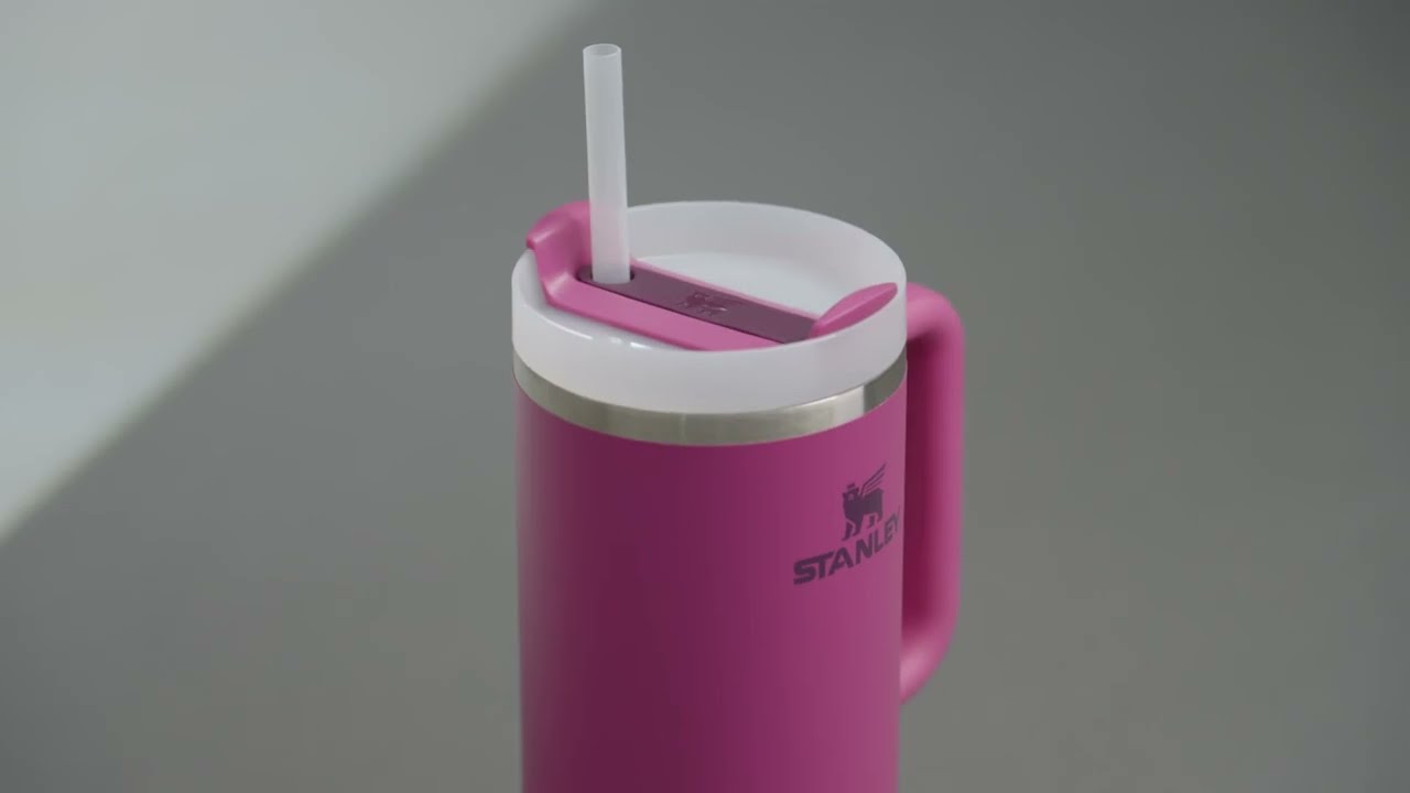 Stanley Tumbler Hot Pink 40oz Stainless Steel Adventure Quencher Tumbler