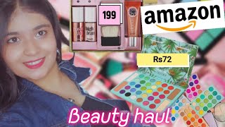 *UNDER Rs. 500* HUGE AMAZON BEAUTY HAUL | Upto 70% Off Makeup & Hair Products | सस्ता और अच्छा मेकअप