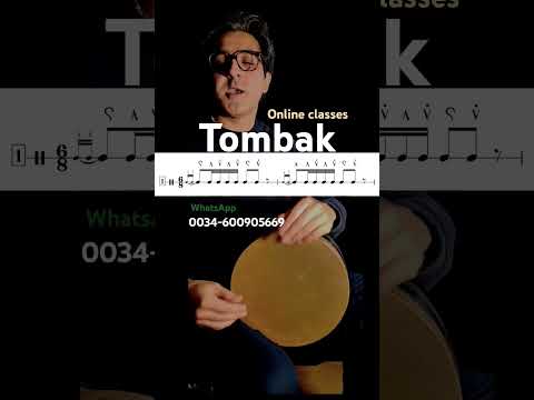 ریتم ۶ ۸ جمله پرکاربرد آموزش تنبک موسیقی  تنبک  