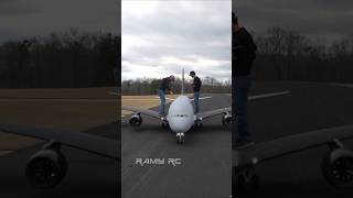 You can only do that when you have a robust landing gear! #airbus #A380 #rc #aviation