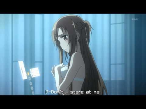 Sword Art Online - Asuna is confused (and getting undressed)