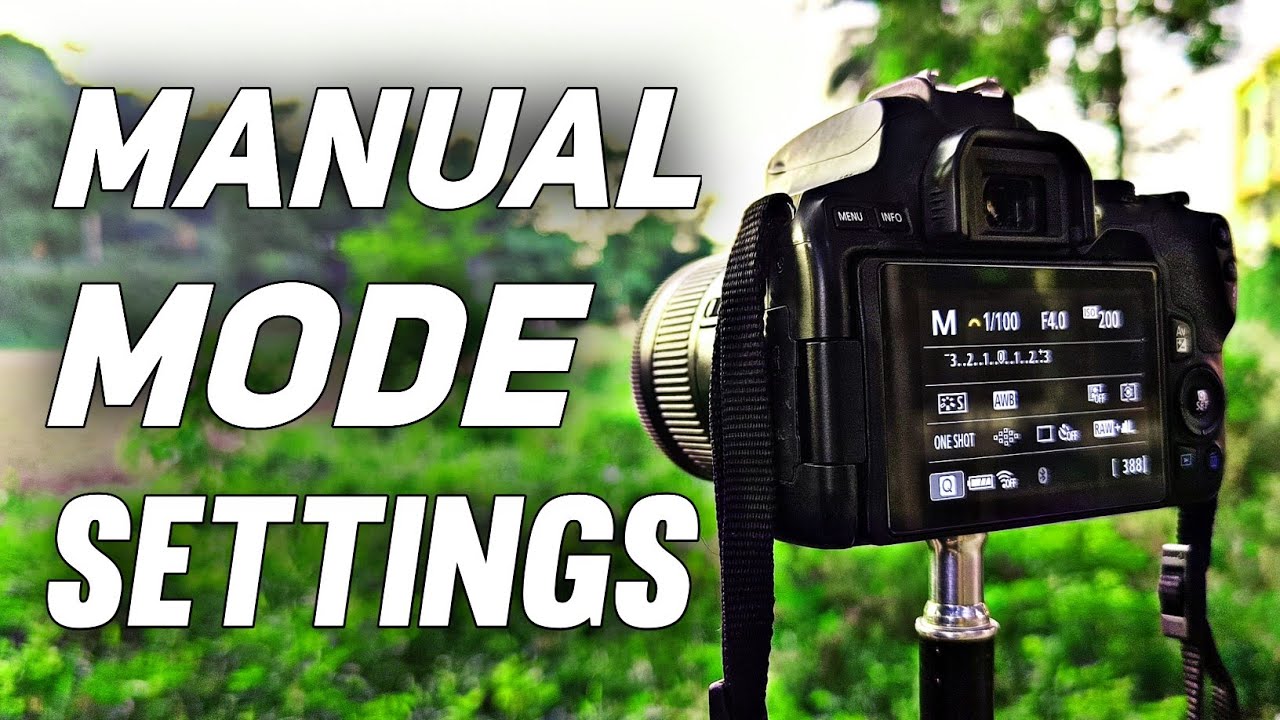 Manual Mode Camera Setting || How to use manual mode in canon 200d mark ii