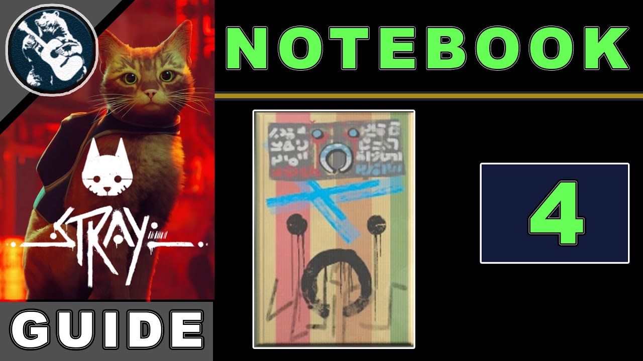 Clementine Notebook 4 Location in Stray All Notebooks Collectibles
