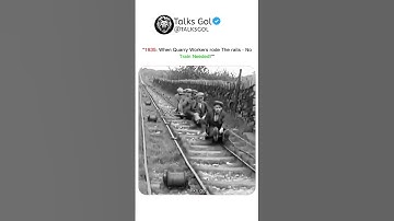 1935: When Quarry Workers Rode the Rails — Without a Train! 🚂🪨