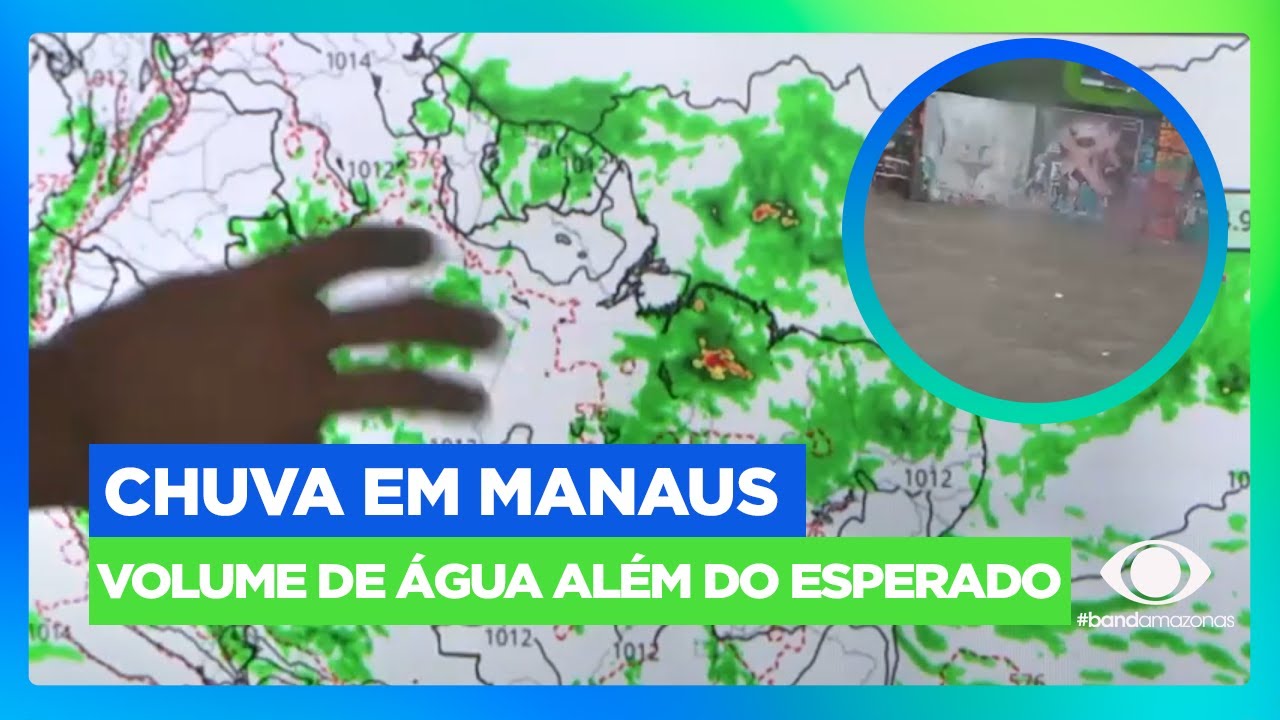 Volume de chuvas acima do esperado em fevereiro de 2023 em Manaus