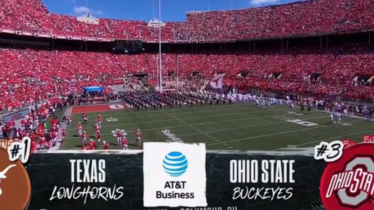 Texas vs Ohio State CFB On Fox Intro/Theme Week 1 | 2025 College ...