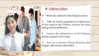 ENG 116 _ Module 2: Lesson 4: Duties and Responsibilities of Publication Staff_ BEGASO J. 3A