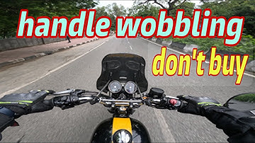 Royal Enfield interceptor 650 handle wobbling problems 