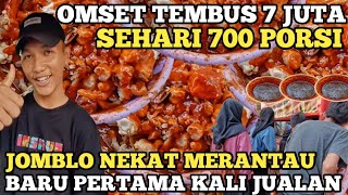 OMSET 7 JUTA SEHARI 700 PORSI! JOMBLO MERANTAU DARI KAMPUNG JUALAN BARU PERTAMA KALI! IDE USAHA UNIK