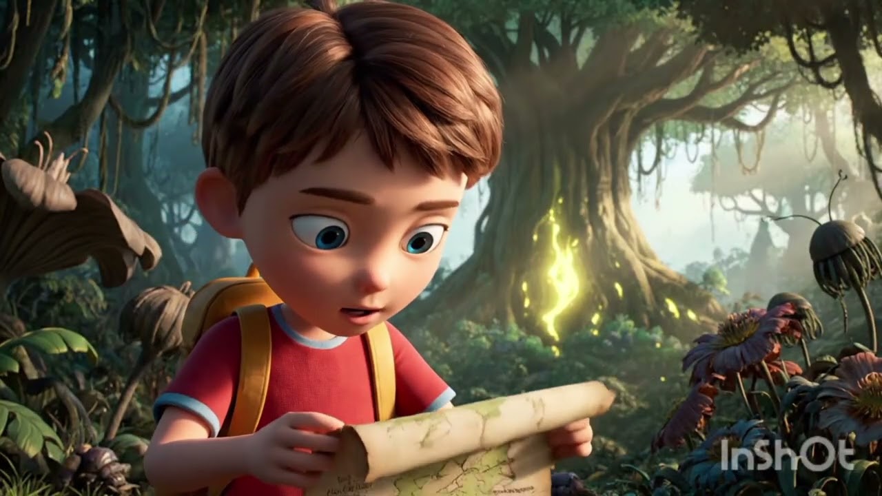 اردو کارٹون جادوئی درخت اور ننہا ہیرو رنگین جنگل کی کہانی