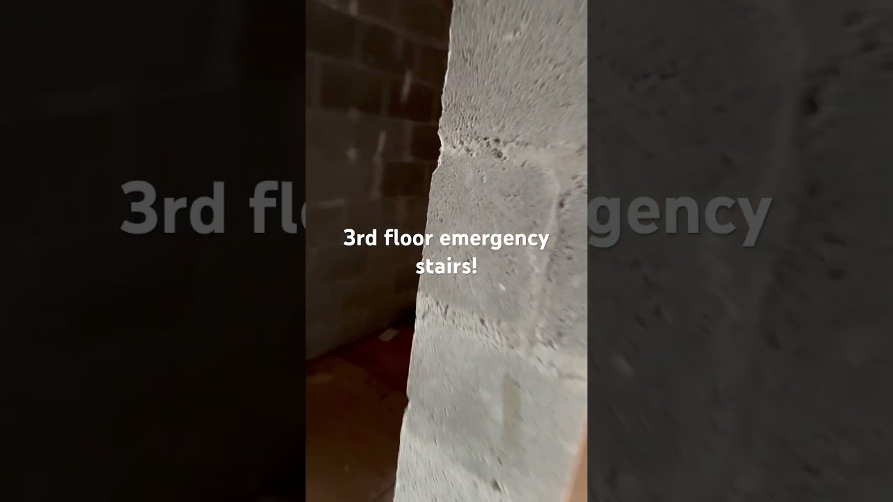 3rd floor emergency stairs! 