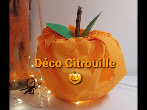 Déco Citrouille 🎃 simple et rapide