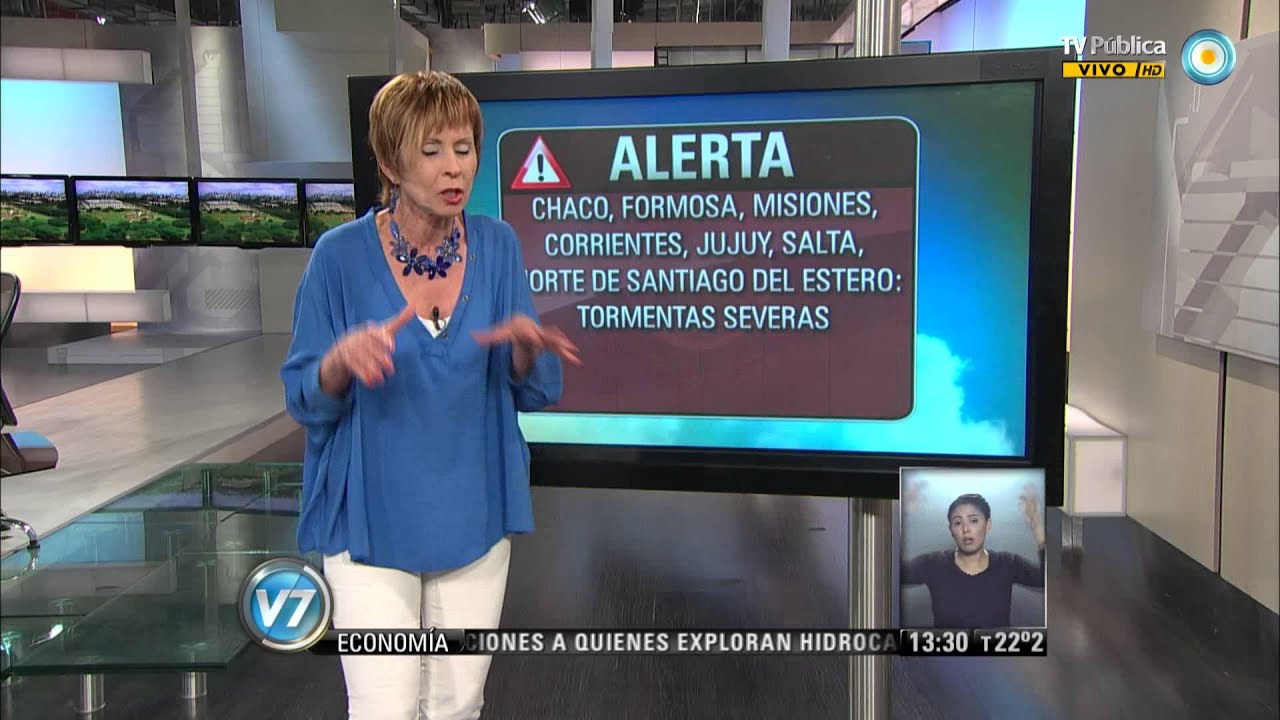 Visión 7 Pronóstico para la CABA y alerta de tormentas en algunas