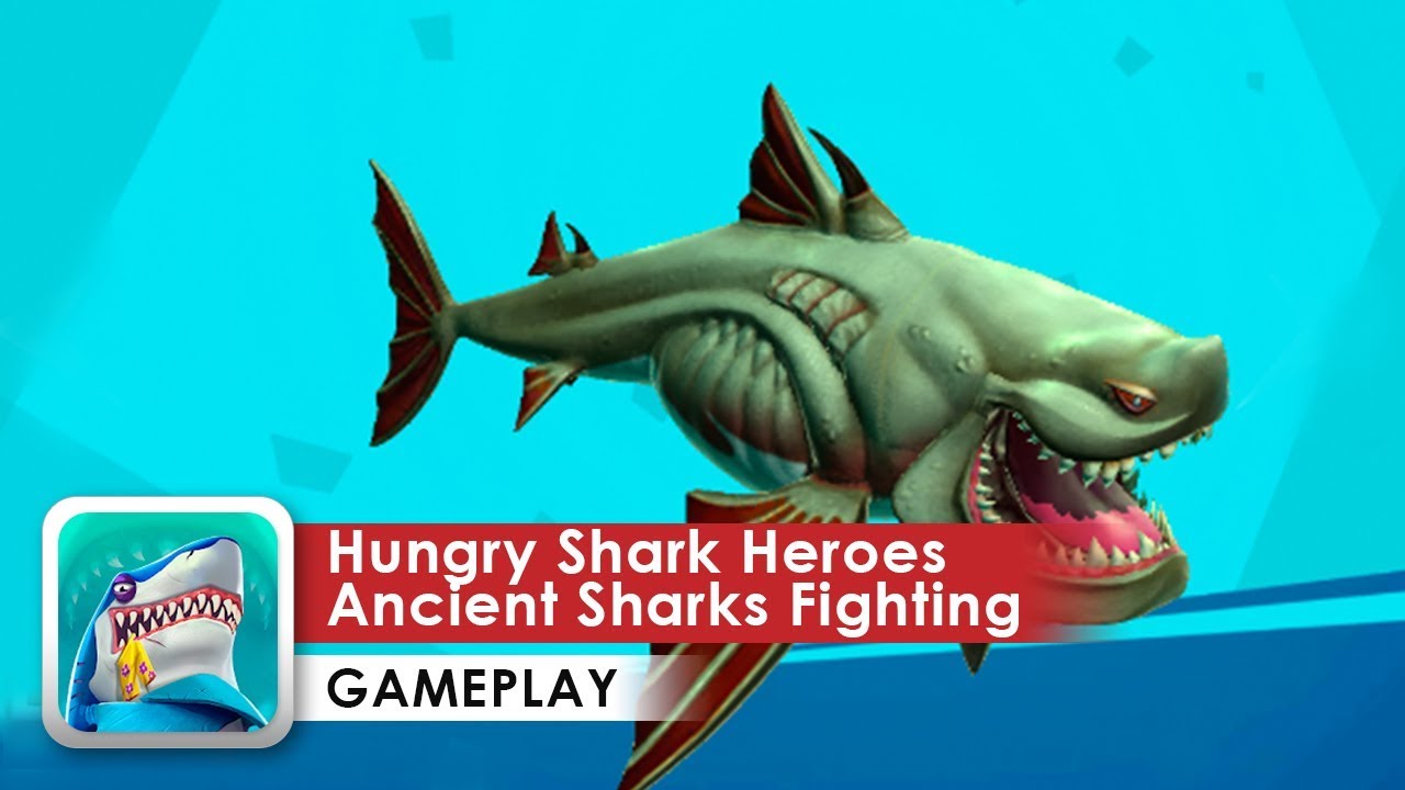 Hungry Shark Heroes Gameplay HD (iOS & Android) Ancient 4stars