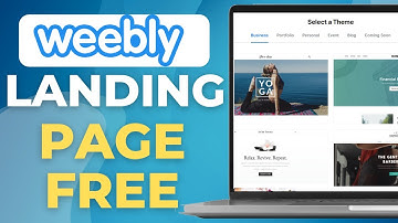 How To Create A Free Weebly Landing Page (Weebly Landing Page Tutorial)