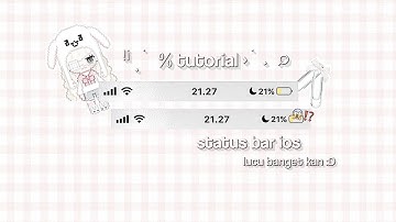 IPHONE 8 STATUS BAR ON ANDROID ~ center clock bold font